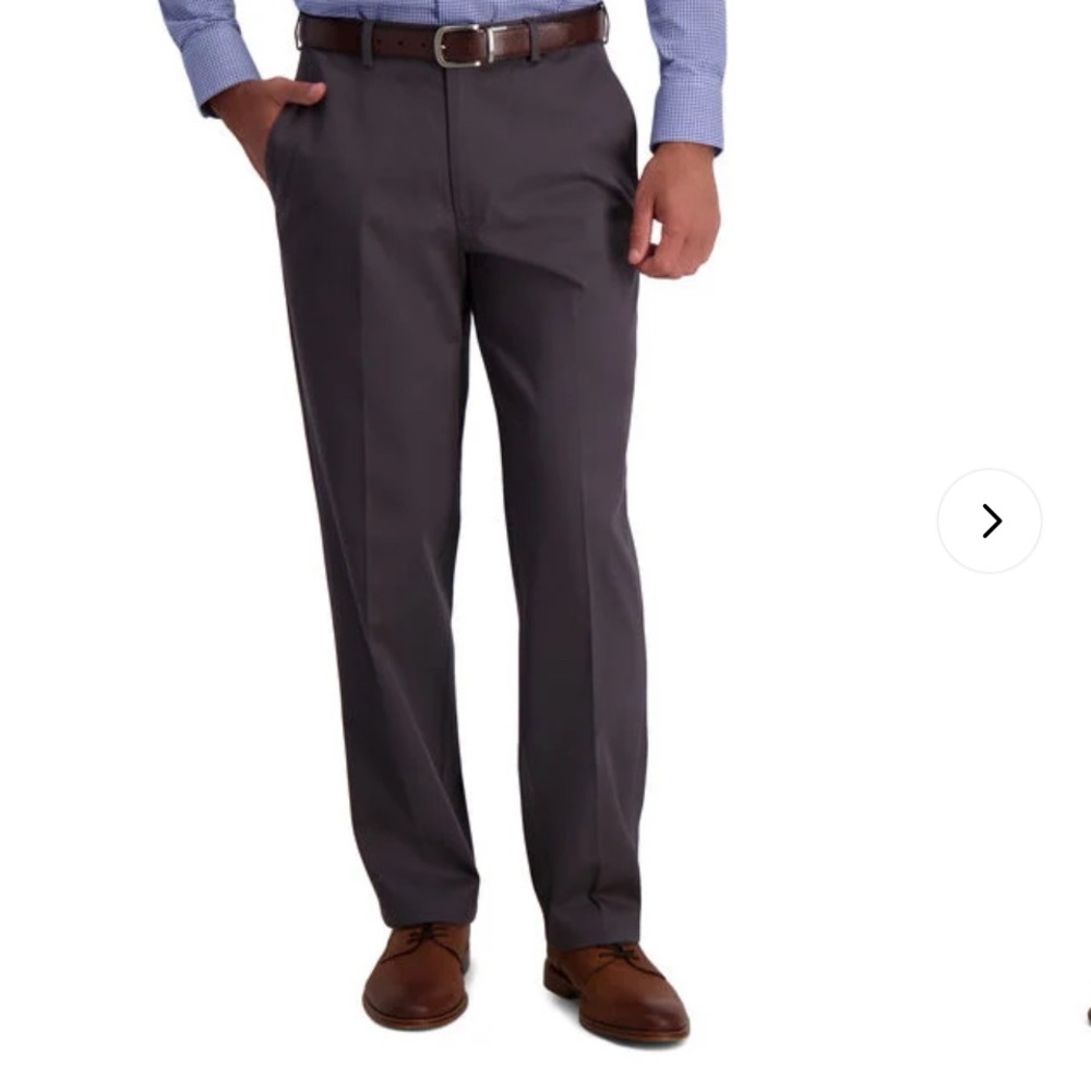NWT Haggar dark gray classic fit dress pants